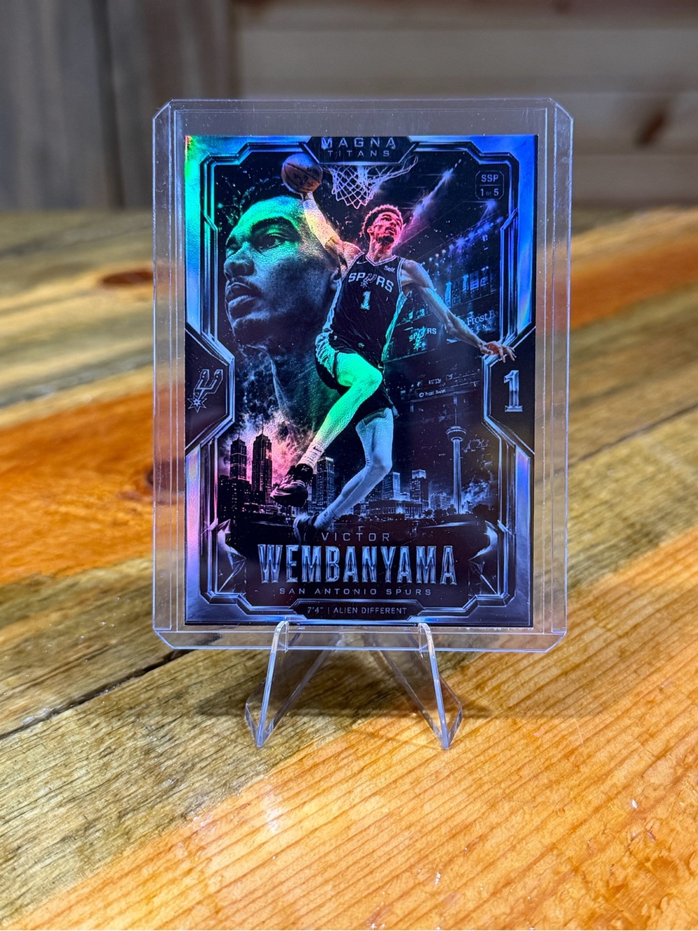 Victor Wembanyama San Antonio Spurs Custom Basketball Card